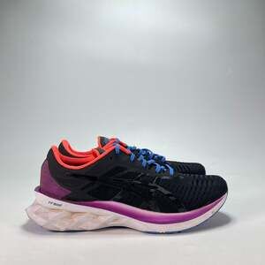 ASICS Novablast 1 Running Shoes Black Magenta Blue Women's Size 9.5
